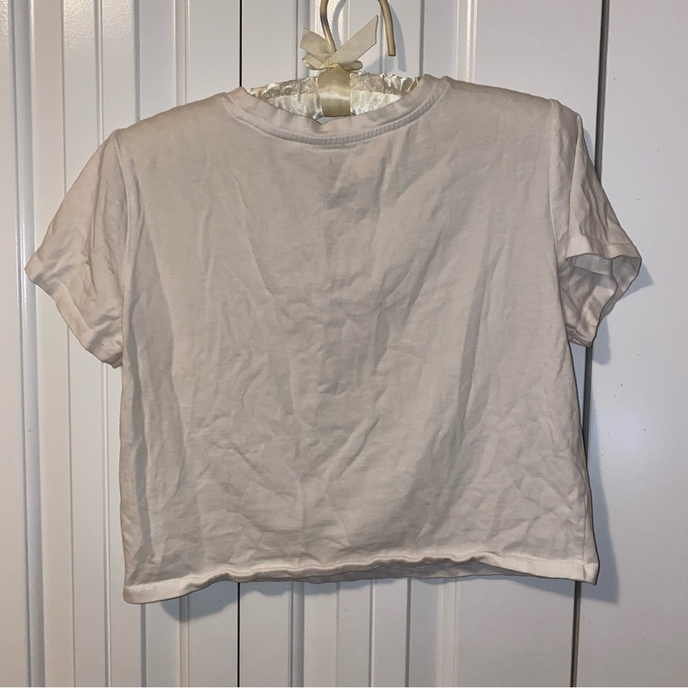 Simpsons Patty and Selma White Crop Top - Picture 4 of 4
